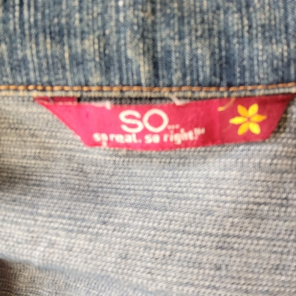 So Jean Blazer Sz L P2P 19 L 16 - Picture 4 of 5